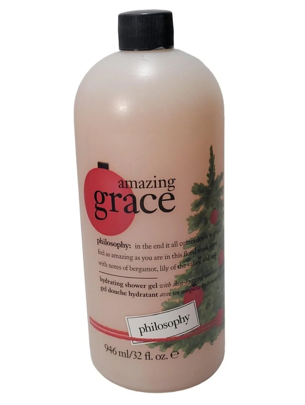 Philosophy Amazing Grace shampoo+ Hydration Shower Gel 32oz  Unsealed Cap Damage